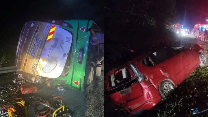 Thương tâm: Xe buýt chở sinh viên va chạm với ô tô trên cao tốc, 15 người tử vong ở Malaysia