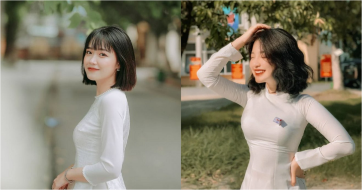 Những kiểu tóc ngắn giúp nàng khoe cá tính cùng áo dài
