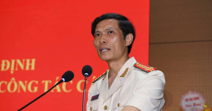 Đại tá Ngô Thanh Bình giữ chức Cục trưởng Cục Cảnh sát điều tra tội phạm về ma túy