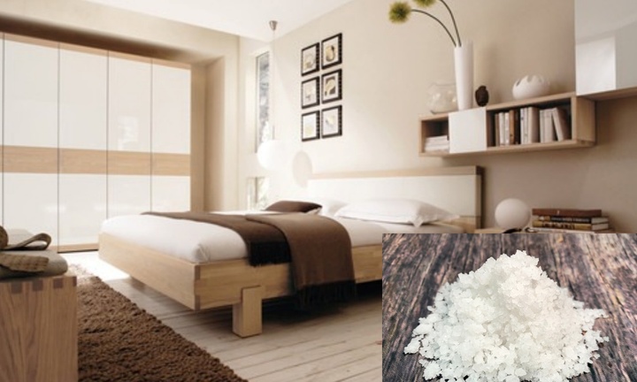 Để muối dưới gầm giường để làm gì?