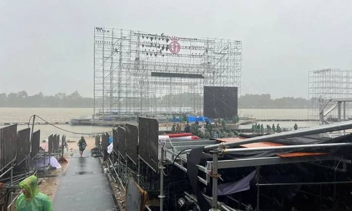 Ảnh hưởng do bão số 1, nước lũ dâng cao, hoãn chung kết Hoa hậu Việt Nam 2024