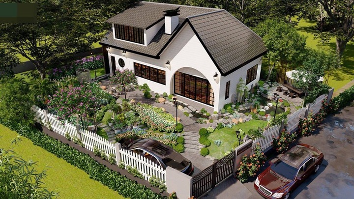 Mẫu biệt thự sân vườn