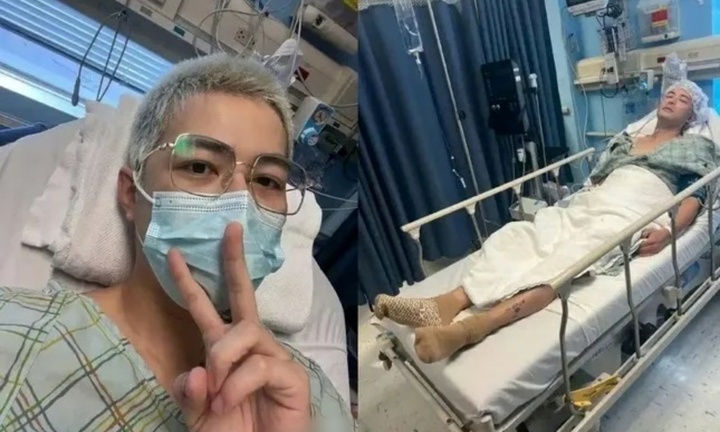 Sao nam đình đám gặp tai nạn xe kinh hoàng, chân biến dạng đáng sợ, mổ 4 lần vẫn chưa thể đi lại bình thường