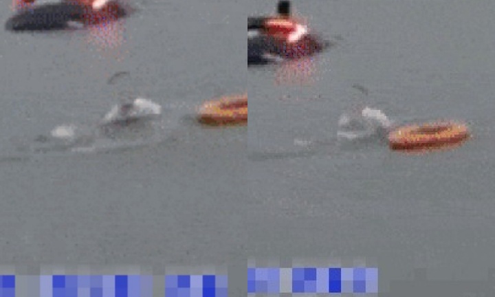 Taxi lao xuống hồ, hành khách tự bơi vào bờ để kịp phỏng vấn xin việc