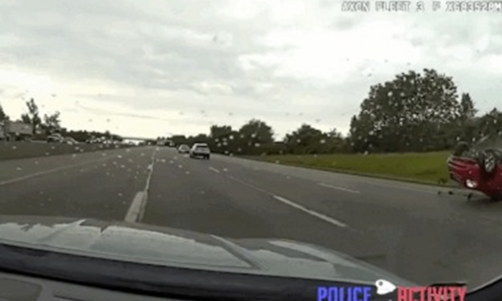 Clip: Chạy trốn cảnh sát vì vi phạm nồng độ cồn, nữ tài xế say xỉn lái xe 137km/h và cái kết