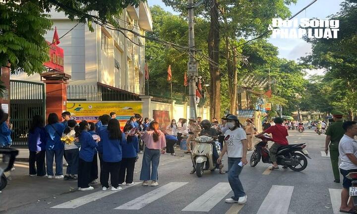 CSGT Hà Nội bảo đảm TTATGT phục vụ kỳ thi tốt nghiệp THPT năm 2025