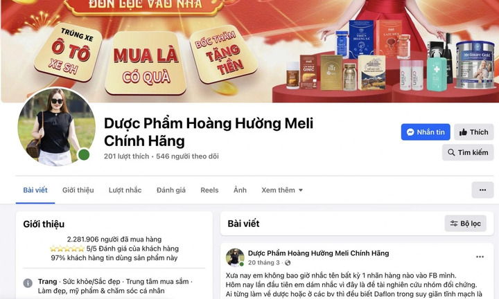  Bộ Y tế đề nghị xử lý vi phạm quảng cáo của fanpage có tên 