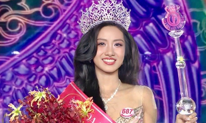 Hà Trúc Linh đăng quang Hoa hậu Việt Nam 2024