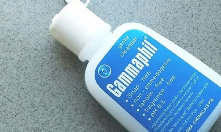 Lý do một lô sữa rửa mặt Gammaphil - chai 125ml bị Bộ Y tế thu hồi, yêu cầu tiêu hủy