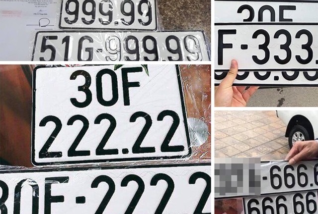 Sản xuất, mua, bán biển số xe trái phép sẽ bị xử lý như thế nào?