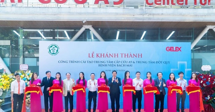 GELEX tài trợ bệnh viện Bạch Mai cải tạo Trung tâm Cấp cứu A9