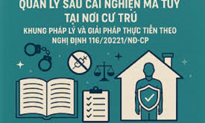 Quy định về quản lý sau cai nghiện ma tuý tại nơi cư trú trong Luật phòng chống ma tuý năm 2021