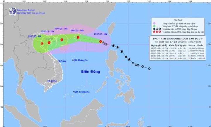 Thủ tướng chỉ đạo tập trung ứng phó với bão số 3 năm 2025