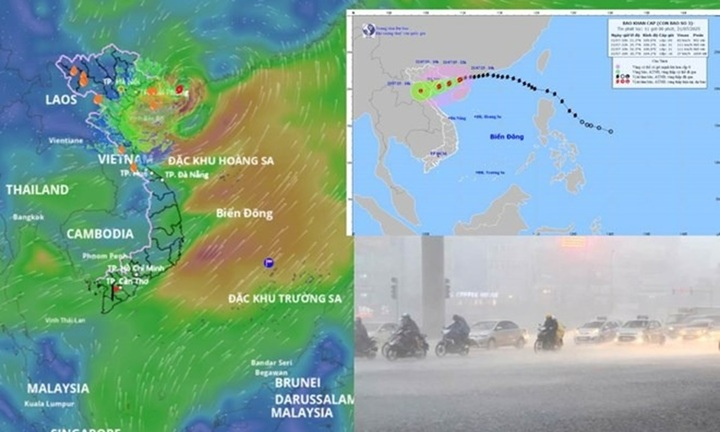 Tin bão số 3 mới nhất: Mạnh cấp 9, giật cấp 12, khi nào đổ bộ đất liền?