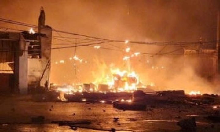 Hiện trường vụ nổ lớn lúc rạng sáng ở Hưng Yên, một ngôi nhà sập hoàn toàn