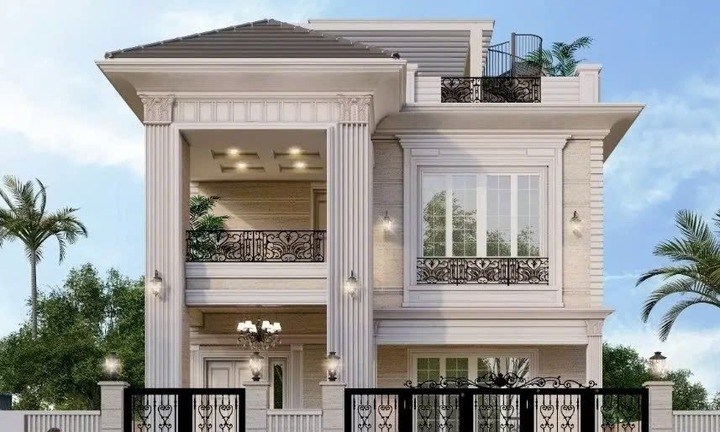 Mẫu nhà 2 tầng với chi phí xây dựng khoảng 1 tỷ