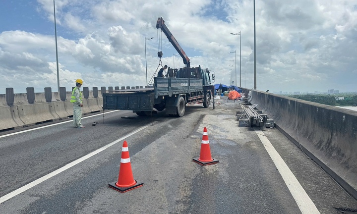 Hoàn thành sửa chữa cầu Long Thành