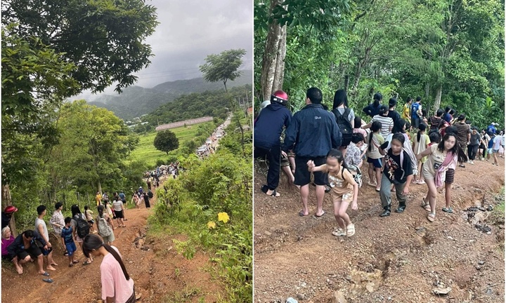 Người dân chạy lên núi vì tin đồn thất thiệt, Giám đốc livestream khẳng định thủy điện Bản Vẽ an toàn