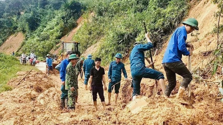 Nghệ An: Còn 130 vị trí sạt lở do ảnh hưởng của cơn bão số 3