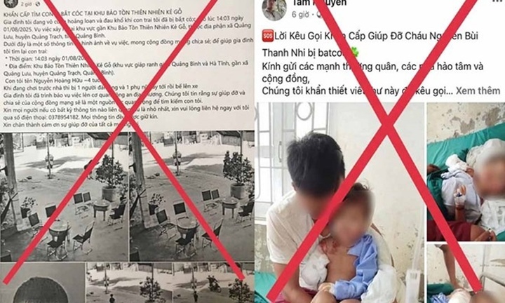 Vạch trần thủ đoạn tung tin giả bắt cóc trẻ em, kêu gọi từ thiện nhằm chiếm đoạt tài sản