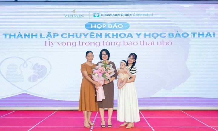 Vinmec ra mắt chuyên khoa y học Bào thai – Bước ngoặt điều trị trước sinh tại Việt Nam