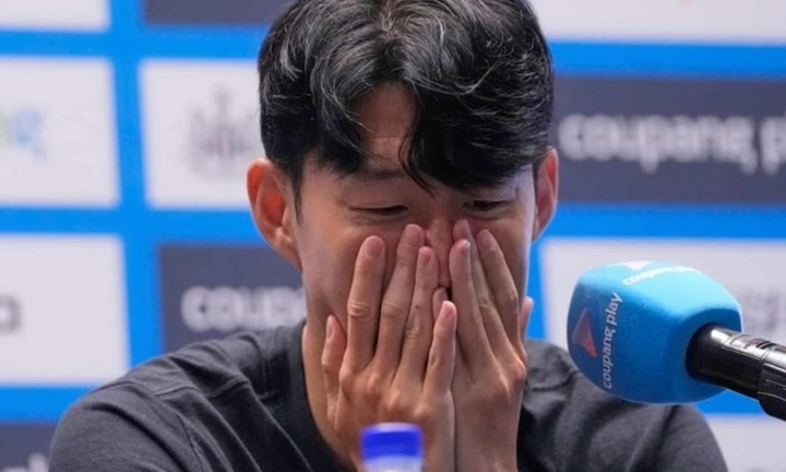 Son Heung-min bật khóc ngày tạm biệt màu áo Tottenham