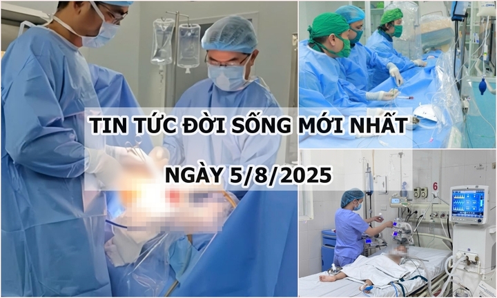 Tin tức đời sống 5/8: Người phụ nữ mang khối u buồng trứng nặng hơn 20kg
