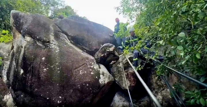 Tìm thấy thi thể nam thanh niên sau nhiều ngày mất tích trên núi Hoàng Ngưu Sơn