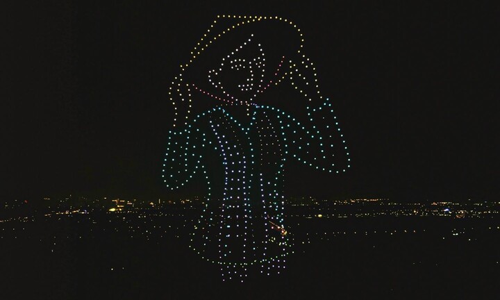 Mãn nhãn màn trình diễn drone lớn nhất từ trước tới nay tại Tây Ninh