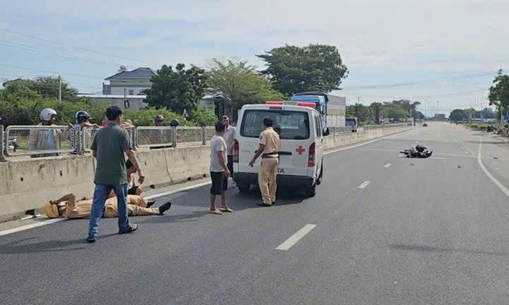 Tạm giữ thiếu niên 17 tuổi chạy quá tốc độ, tông gãy chân CSGT