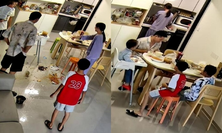 Chồng ghen tức với cháu, cằn nhằn vợ suốt 17 phút chỉ vì bị ăn mất quả trứng luộc