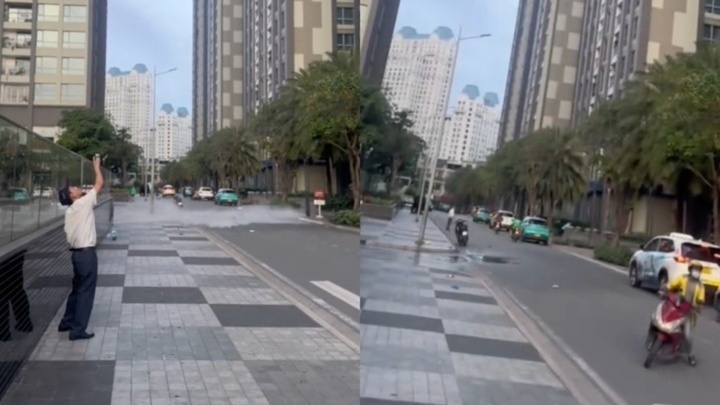 Danh tính nam thanh niên ném nhiều bình nước 20 lít từ tầng 26 xuống đất ở TP.HCM