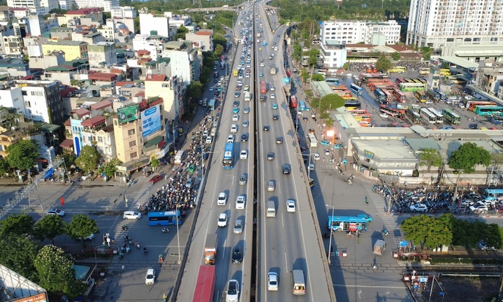 Hà Nội: Hoàn thành sửa chữa khe co giãn đường Vành đai 3 trên cao