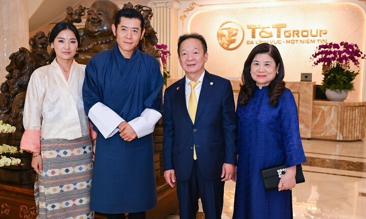 Quốc vương Bhutan và Hoàng hậu tới thăm Tập đoàn T&T Group