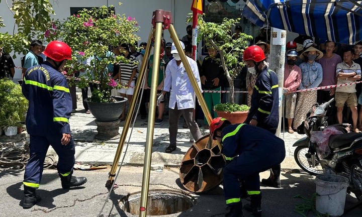 Xác định danh tính 2 người đàn ông mắc kẹt, tử vong dưới cống nước sâu 8m tại Đà Nẵng