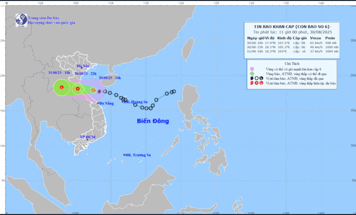 Tin bão khẩn cấp