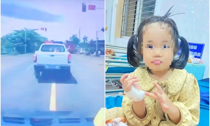 CSGT tỉnh Gia Lai mở đường hơn 100km cấp cứu bé gái bị rắn lục cắn