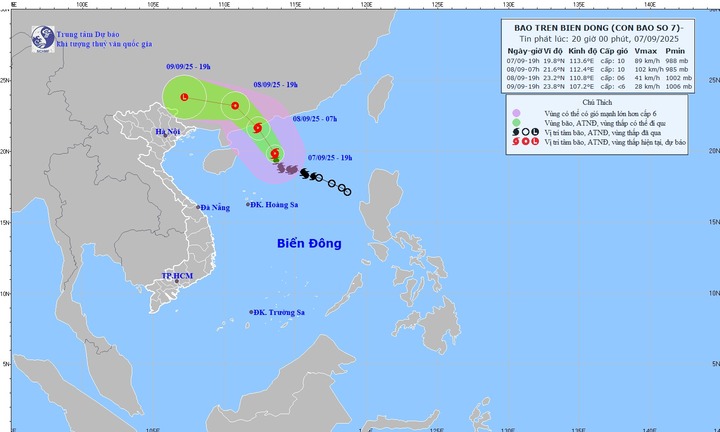 Tin tức dự báo thời tiết hôm nay (8/9): Bắc Bộ trời nắng ráo, trưa chiều oi nóng