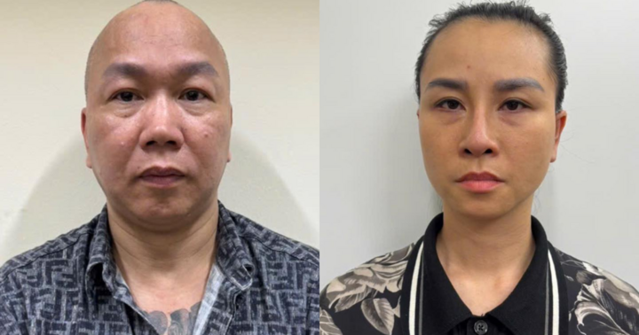 Công an Hà Nội bắt cặp vợ chồng Trần Trung và Hoàng Thu Trang