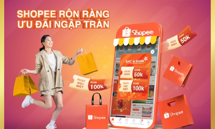 BAC A BANK và Shopee mang đến ưu đãi độc quyền cho chủ thẻ tín dụng