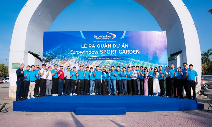Nghệ An: Hàng trăm “chiến binh” khí thế ra quân dự án khu đô thị siêu cao cấp Eurowindow Sport Garden 