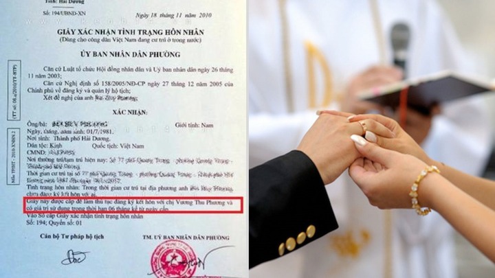  Thủ tục xin giấy xác nhận tình trạng hôn nhân