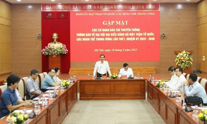 3 khâu đột phá tại Đại hội đại biểu Đảng bộ MTTQ, các đoàn thể Trung ương lần thứ I