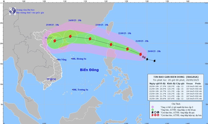 Tin bão mới nhất: Khi nào cơn 