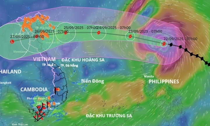 Diễn biến mới nhất siêu bão Ragasa: Cường độ rất mạnh, di chuyển nhanh