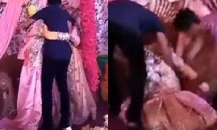 Cô dâu ôm chặt bạn trai cũ và khóc đến ngất xỉu ngay trong đám cưới