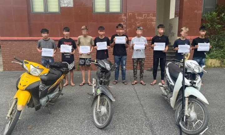 Phú Thọ: Tạm giữ 9 thanh, thiếu niên lạng lách gây tai nạn khiến 3 người thương vong