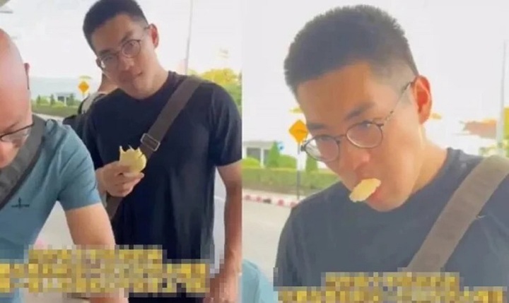 Clip: Một gia đình phải cố ăn hết 5,5 kg sầu riêng do bị từ chối mang lên máy bay