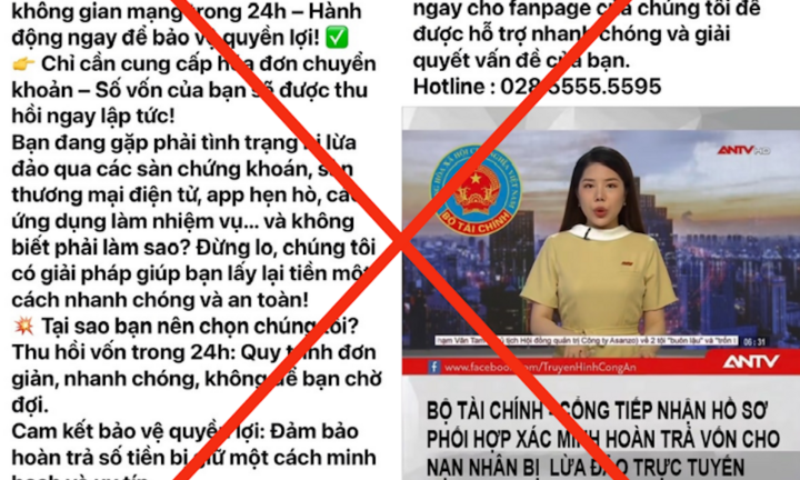 Cảnh báo giả mạo Facebook Bộ Tài chính để lừa đảo