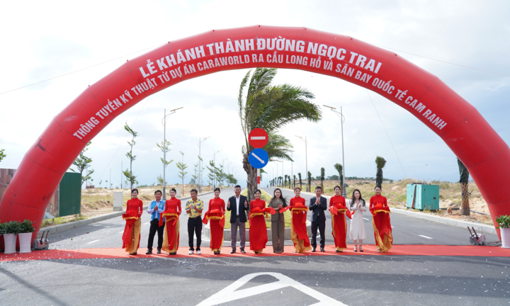 Thông xe tuyến đường kết nối CaraWorld đến sân bay quốc tế Cam Ranh